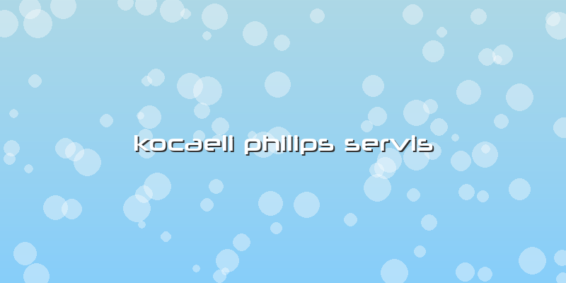 Kocaeli Philips Servis