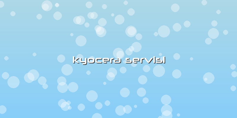 Kyocera Servisi