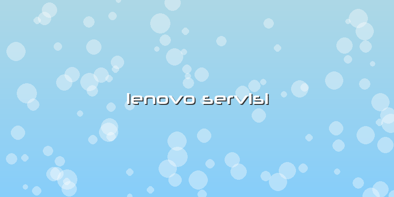 Lenovo  Servisi