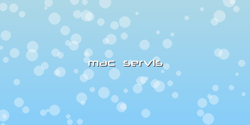 Mac  Servis