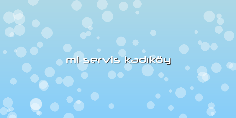 Mi Servis Kadıköy