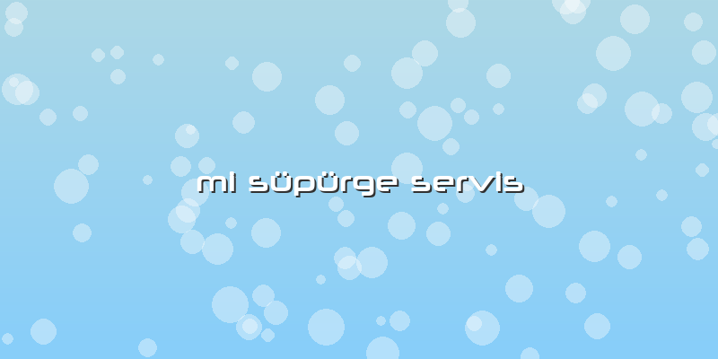 Mi Süpürge Servis