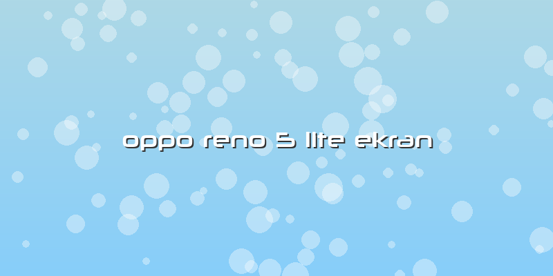 Oppo Reno 5 Lite Ekran