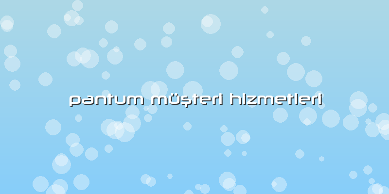 Pantum Müşteri Hizmetleri