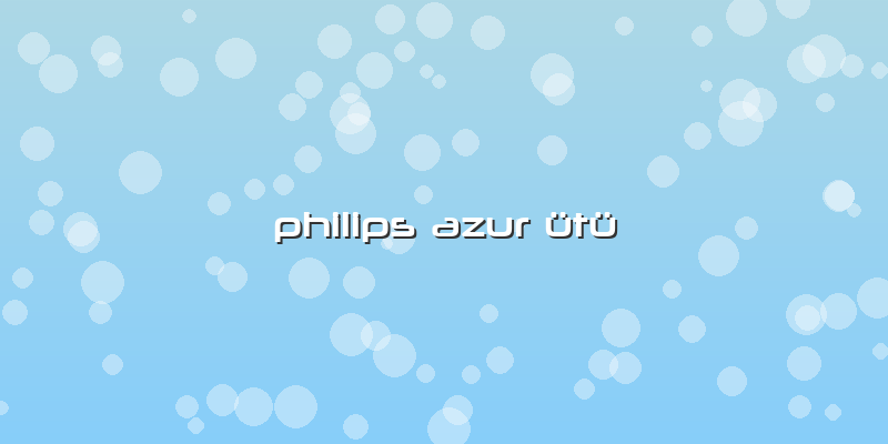 Philips Azur ütü