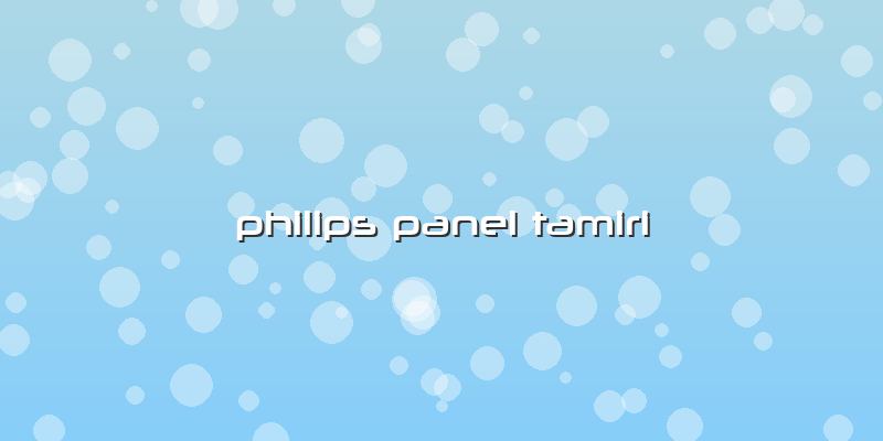 Philips Panel Tamiri