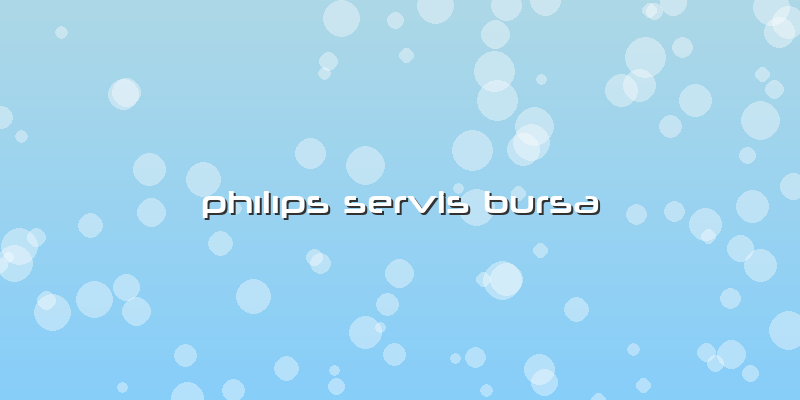 Phılıps Servis Bursa
