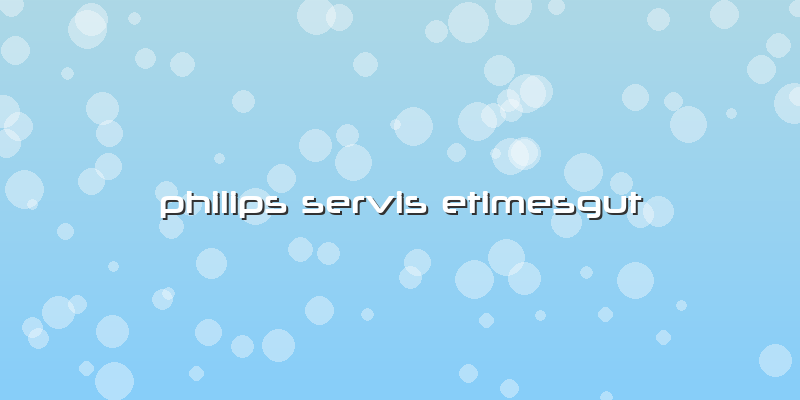 Philips Servis Etimesgut