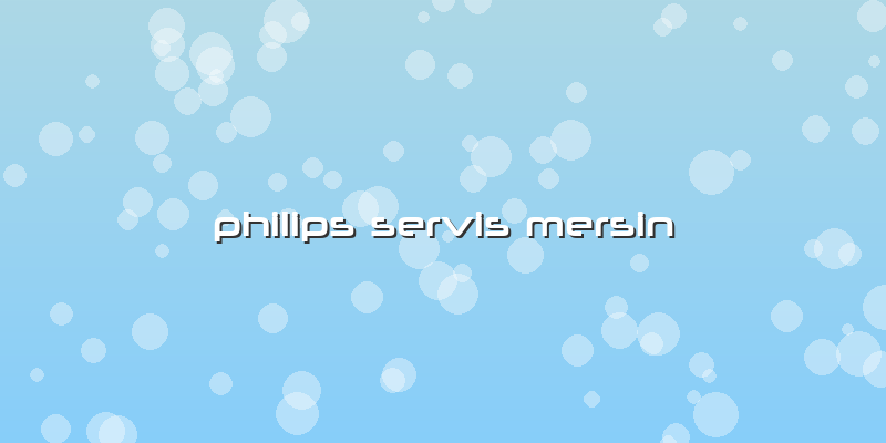Philips Servis Mersin
