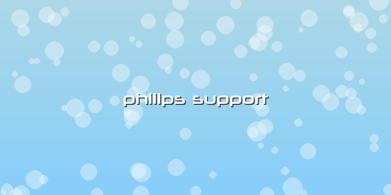 Philips Support