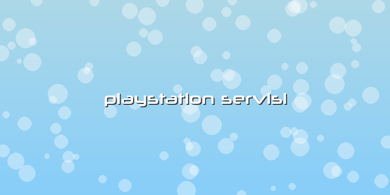 Playstation Servisi