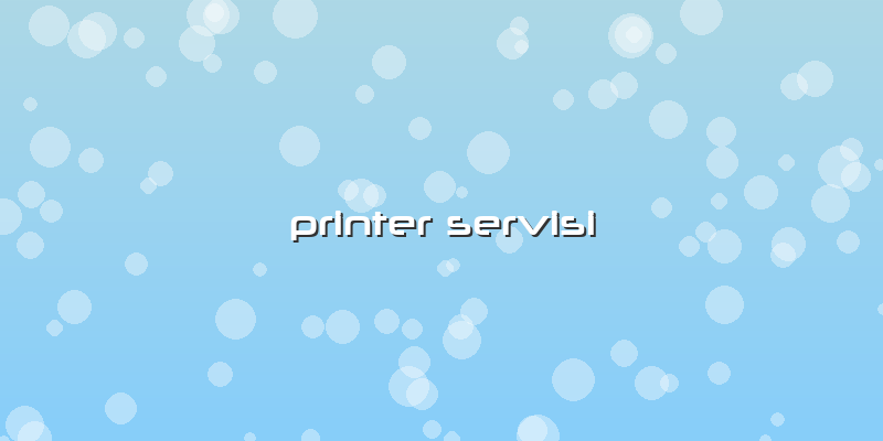 Printer Servisi