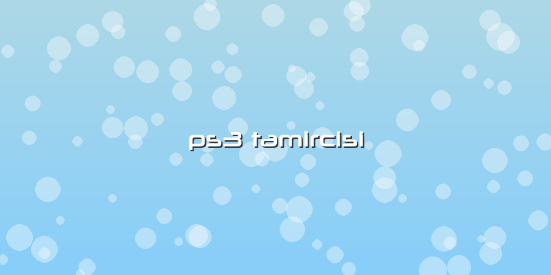 Ps3 Tamircisi