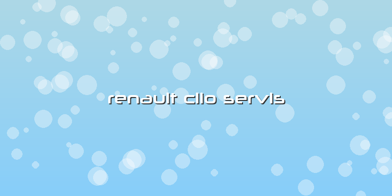 Renault Clio Servis