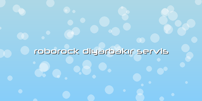 Roborock Diyarbakır Servis
