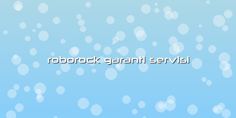 Roborock Garanti Servisi