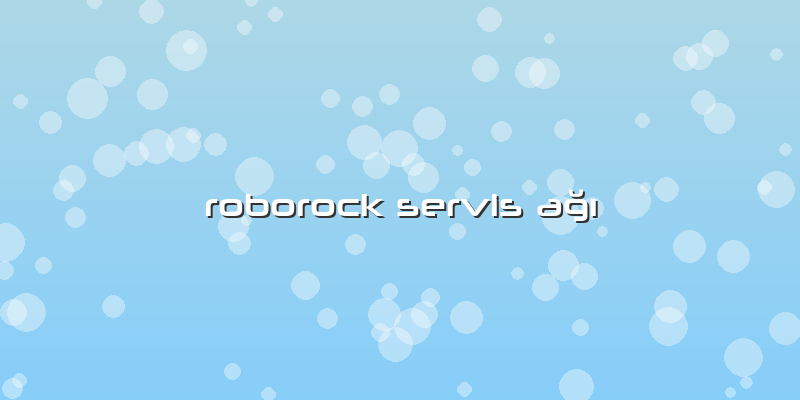 Roborock Servis AÄŸÄ±
