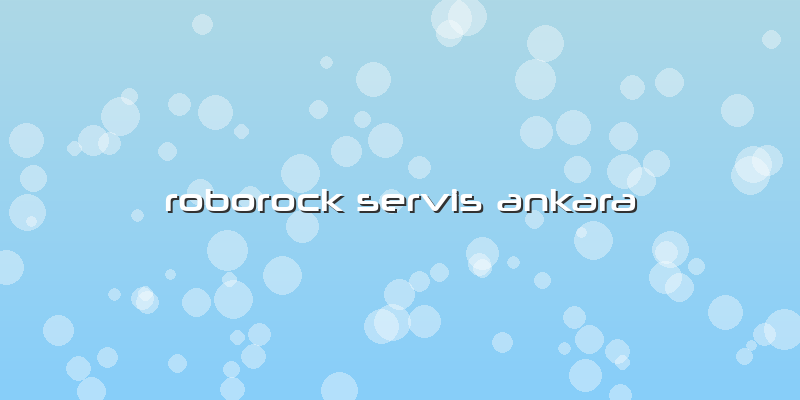 Roborock Servis Ankara
