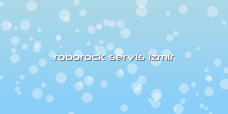 Roborock Servis Izmir