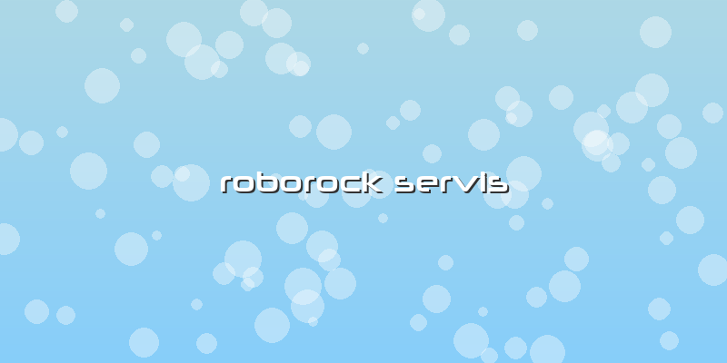 Roborock  Servis