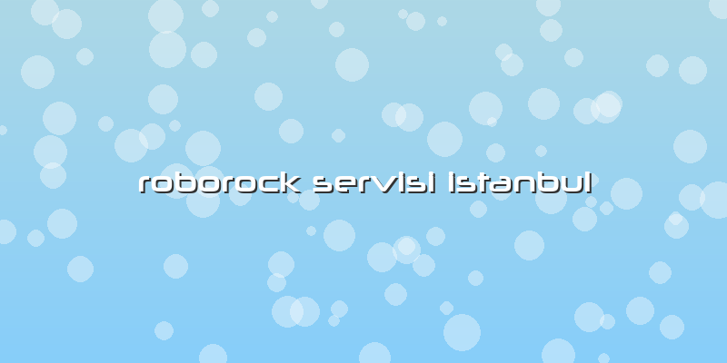 Roborock Servisi Istanbul
