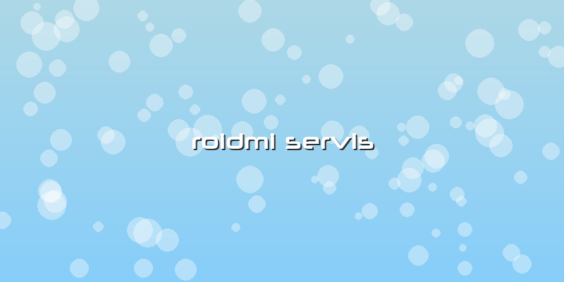 Roidmi  Servis