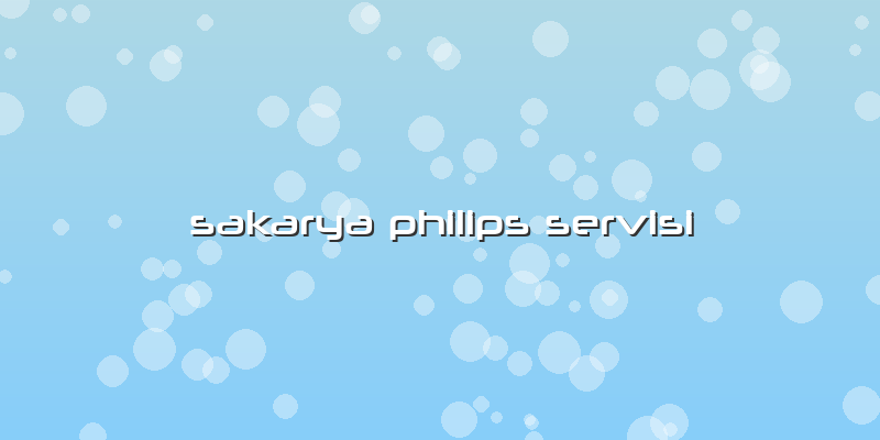 Sakarya Philips Servisi