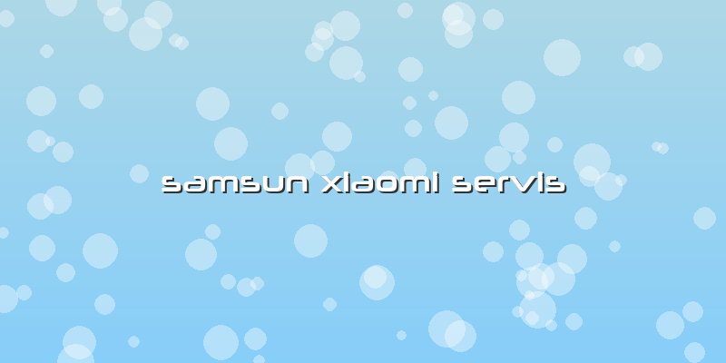 Samsun Xiaomi Servis