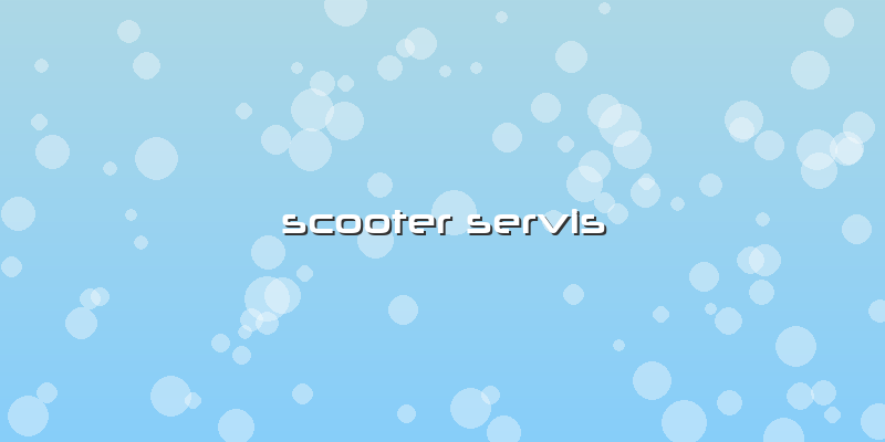 Scooter Servis
