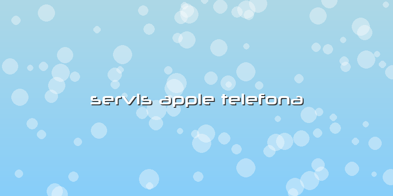 Servis Apple Telefona