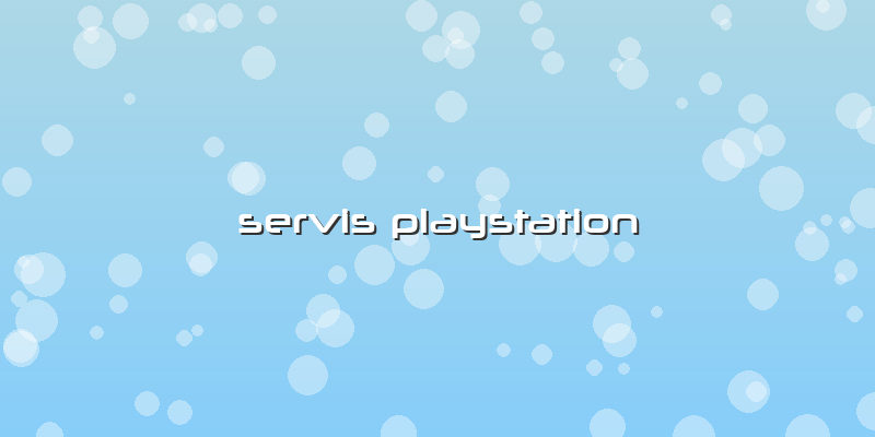 Servis Playstation