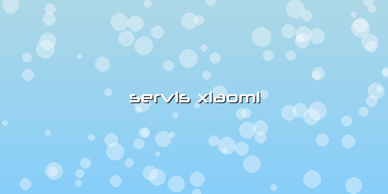 Servis Xiaomi