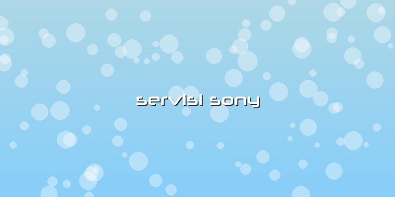 Servisi Sony