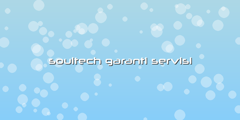 Soultech Garanti Servisi