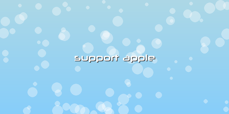 Support Apple