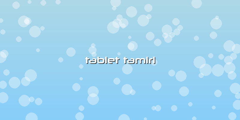 Tablet Tamiri