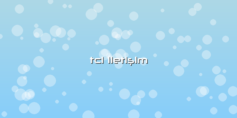 Tcl IletiÅŸim