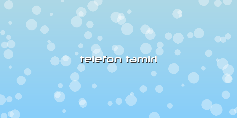 Telefon Tamiri