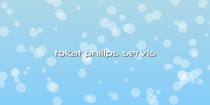 Tokat Philips Servis