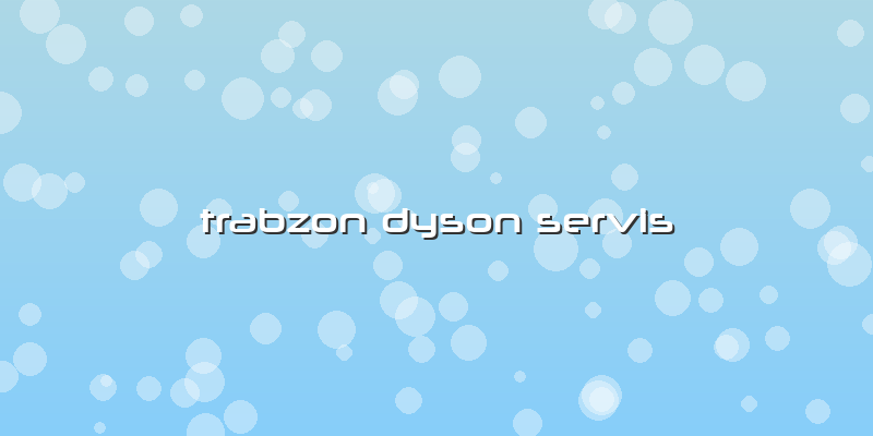 Trabzon Dyson Servis
