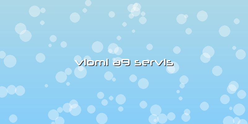 Viomi A9 Servis