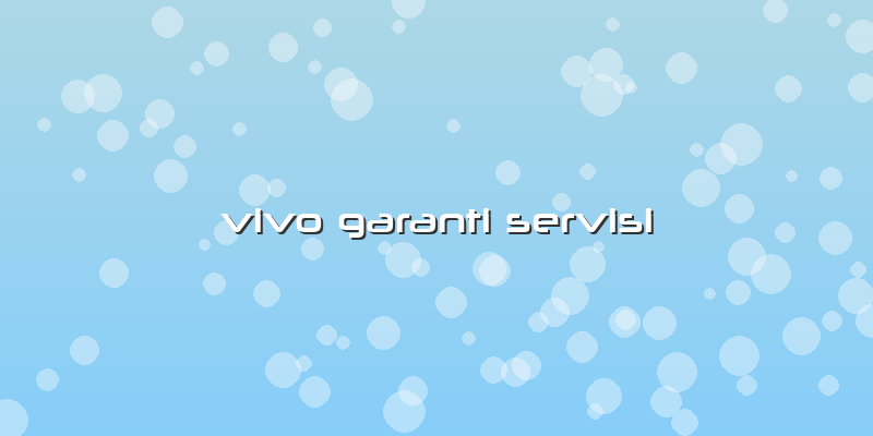 Vivo Garanti Servisi