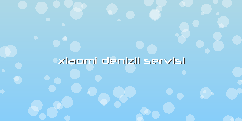 Xiaomi Denizli Servisi