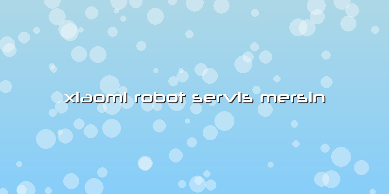 Xiaomi Robot Servis Mersin