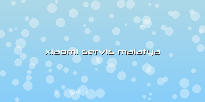 Xiaomi Servis Malatya