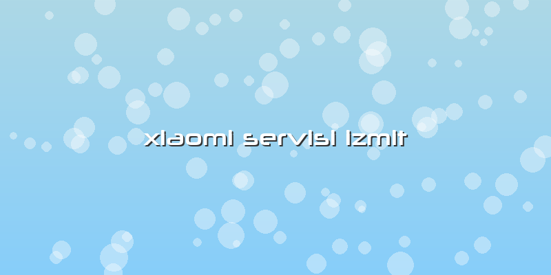 Xiaomi Servisi Izmit