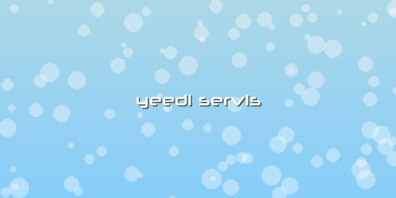 Yeedi Servis