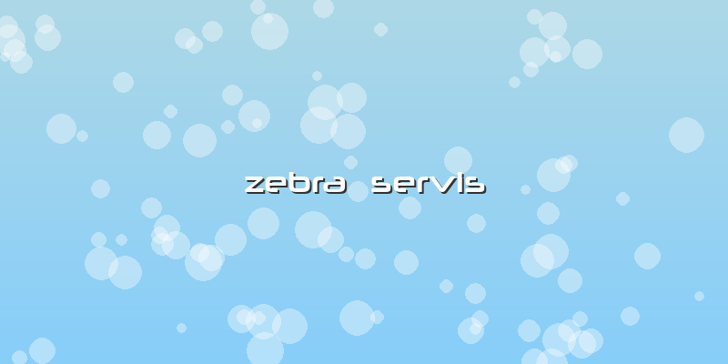 Zebra  Servis